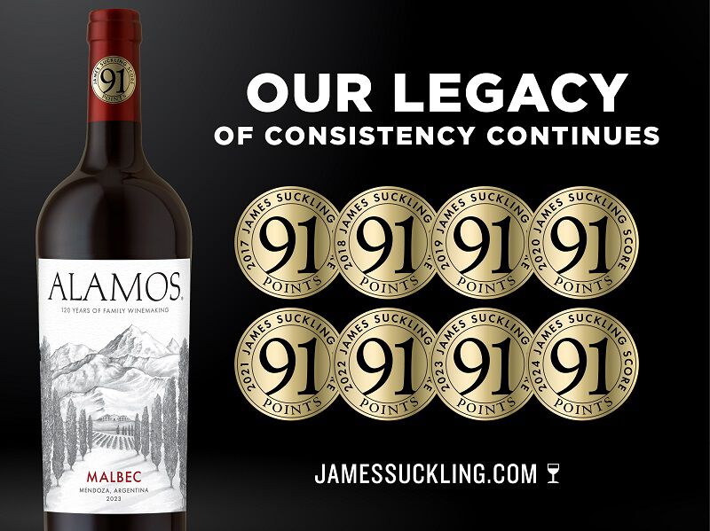 Alamos. The world's most awarded Malbec.