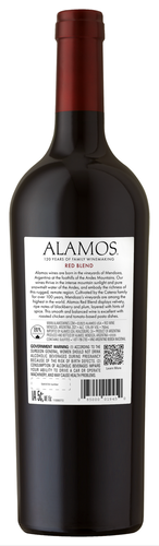 Alamos Red Blend Bottle Back